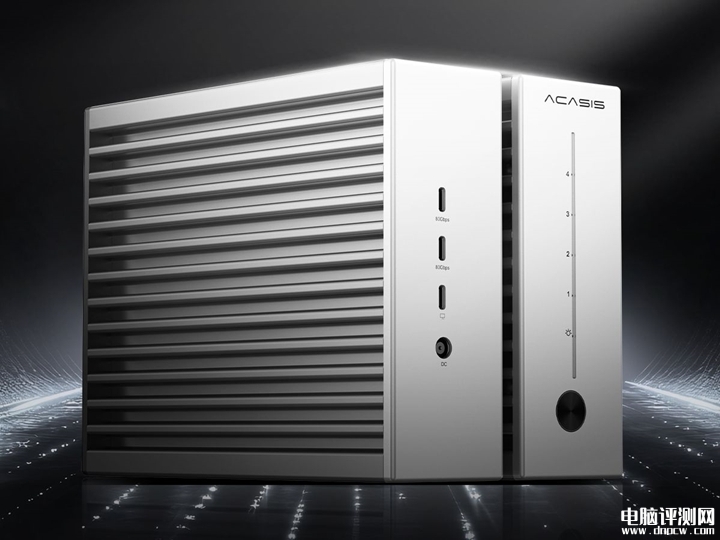 阿卡西斯TB504雷电5硬盘盒发布 雷电5兼容加USB4 v2+4个M.2盘位