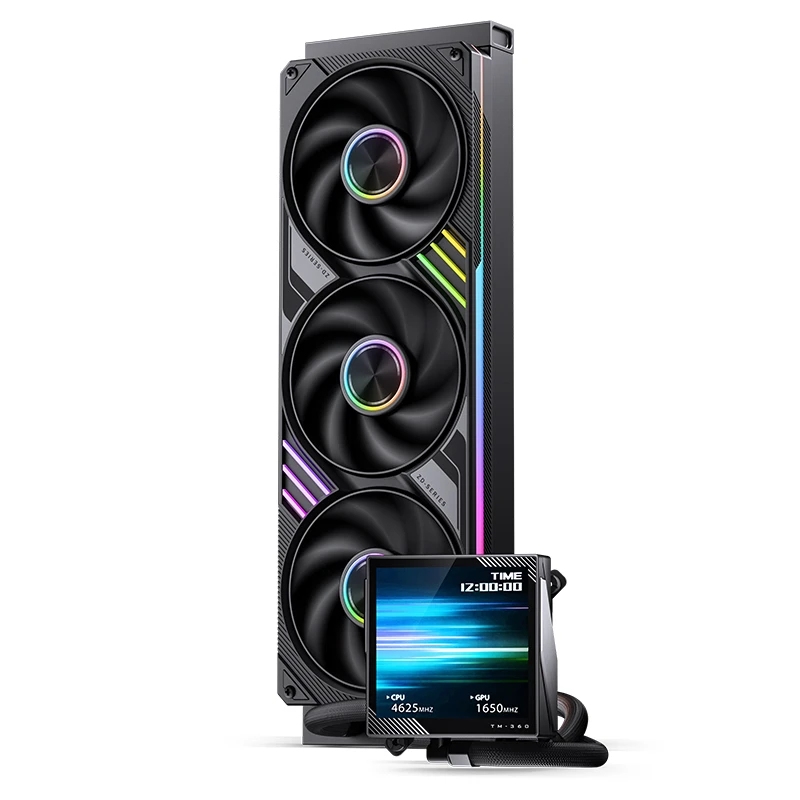 乔思伯TM-360一体式水冷散热器发布 方屏3.95英寸480×480分辨率