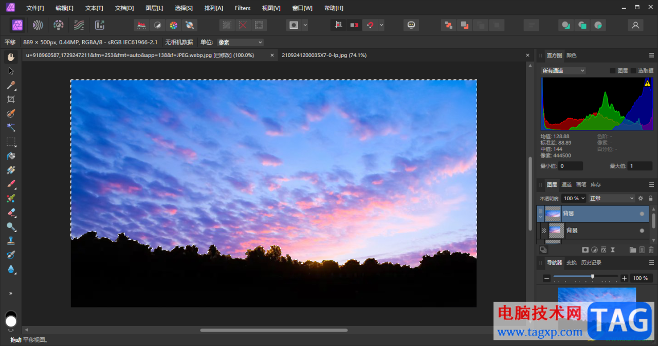 Affinity Photo2快速替换天空的方法
