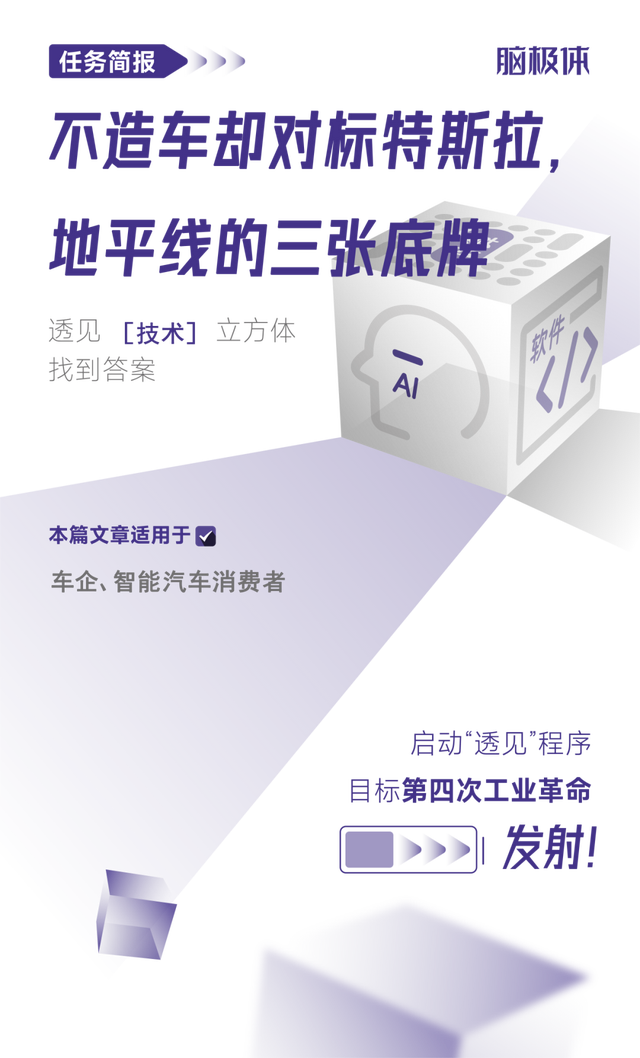 不造车却对标特斯拉，地平线的三张底牌